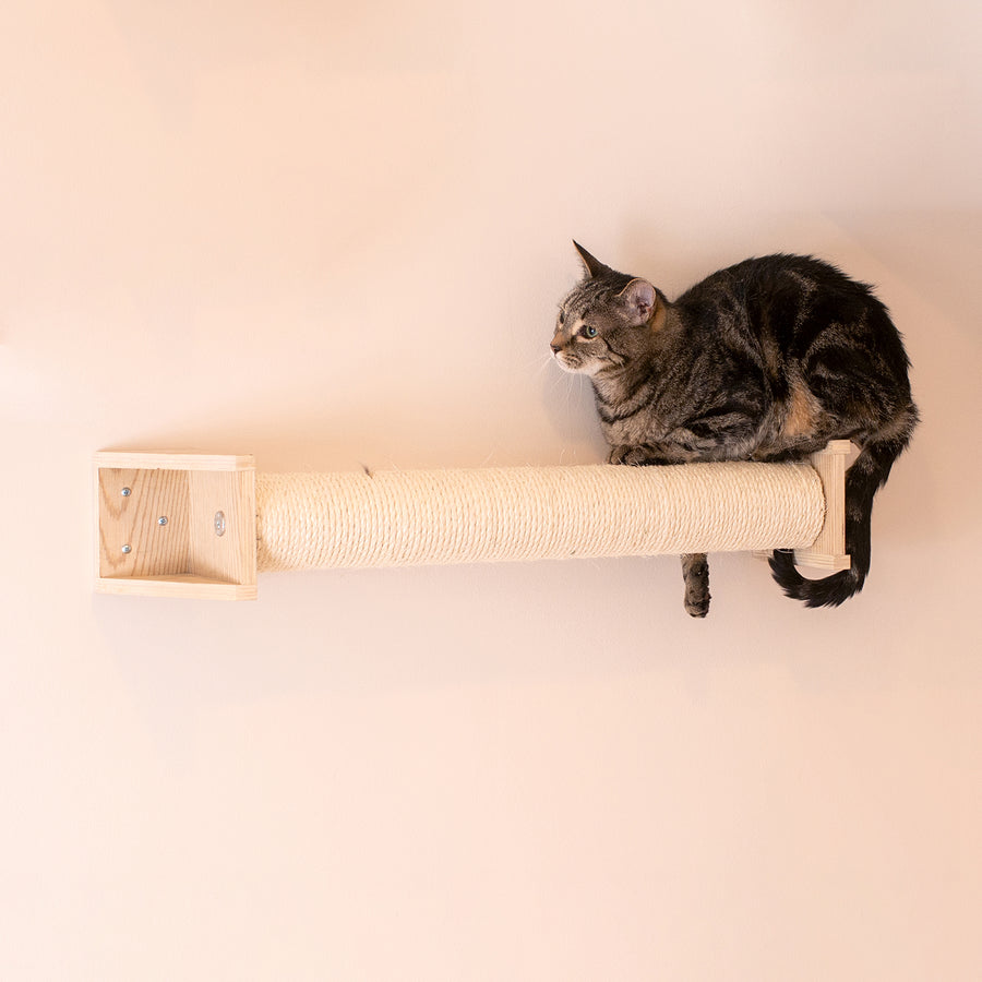 Wall-mounted Sisal Cat Scratcher & Climber from Armarkat