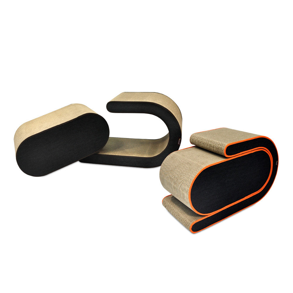Arty 2-Piece Designer Cat Scratcher from Pet Play