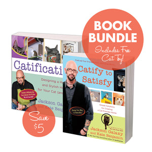Catification Book Bundle - Catification & Catify to Satisfy Plus Free Cat Toy!