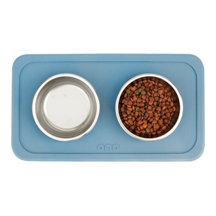 Ono Good Bowl (Double) :: Feeding Bowl & Silicone Mat