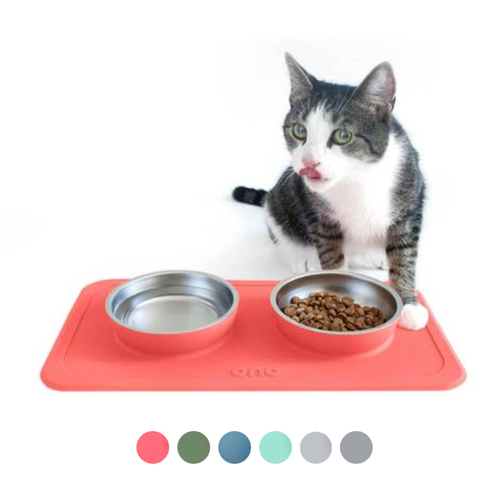 Ono Good Bowl (Double) :: Feeding Bowl & Silicone Mat