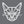 Geometric Cat Head Window Sticker
