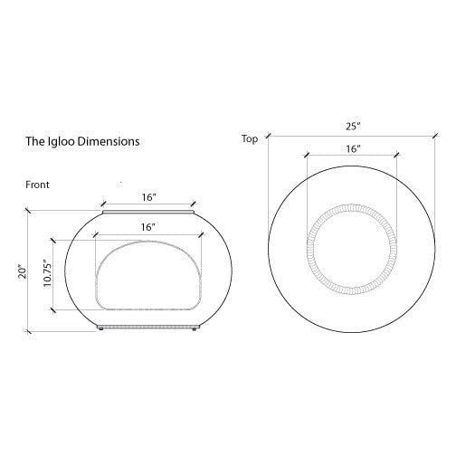 Igloo Cat Bed Deluxe from The Refined Feline