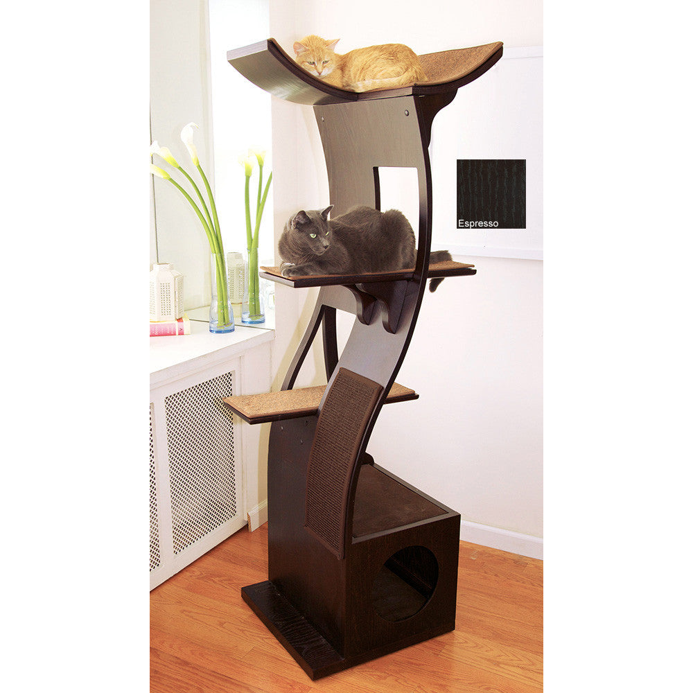 Lotus Cat Tower from The Refined Feline