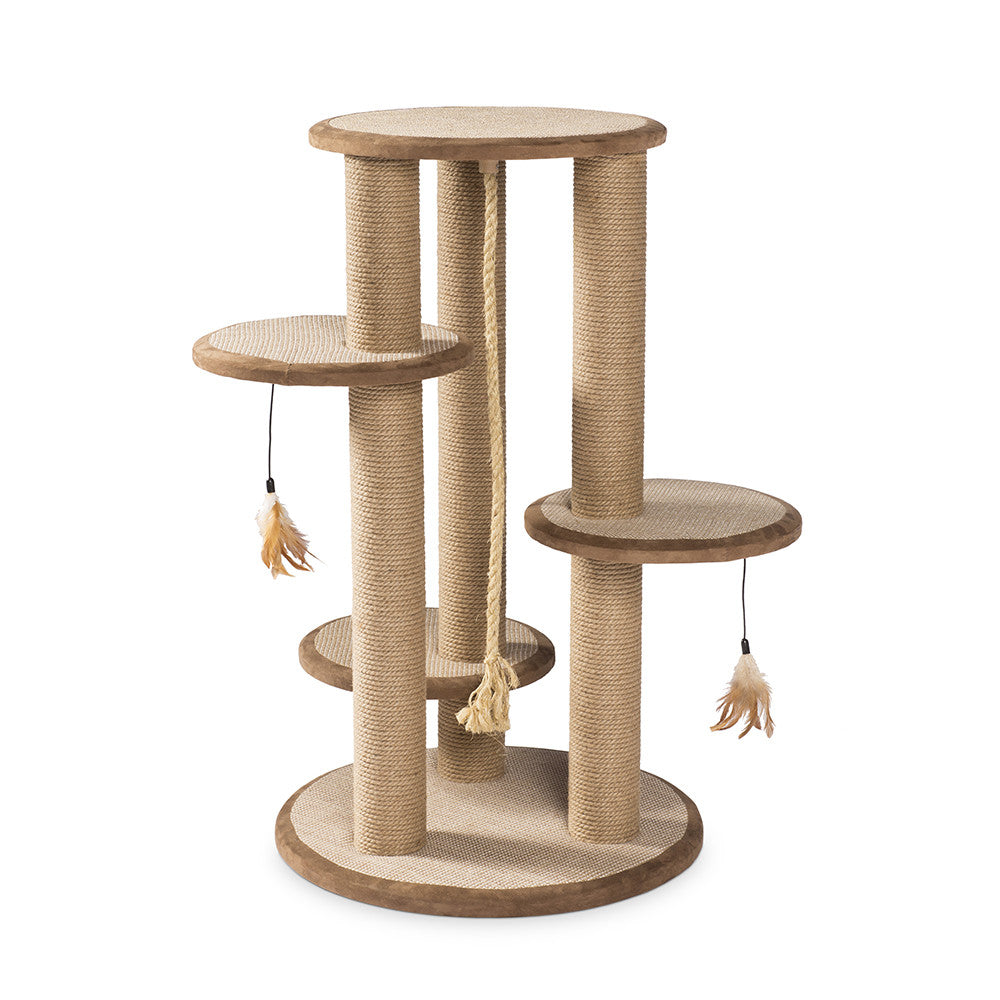 Multi-tiered Cat Scratching Post and Climber from Prevue Pet