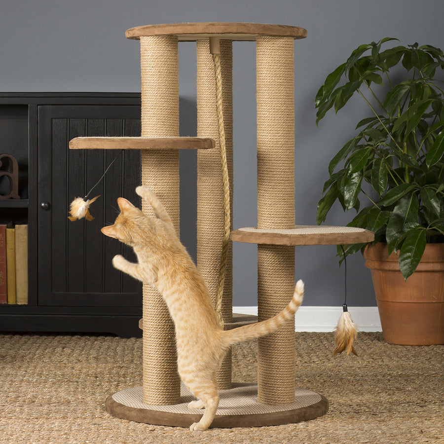Multi-tiered Cat Scratching Post and Climber from Prevue Pet