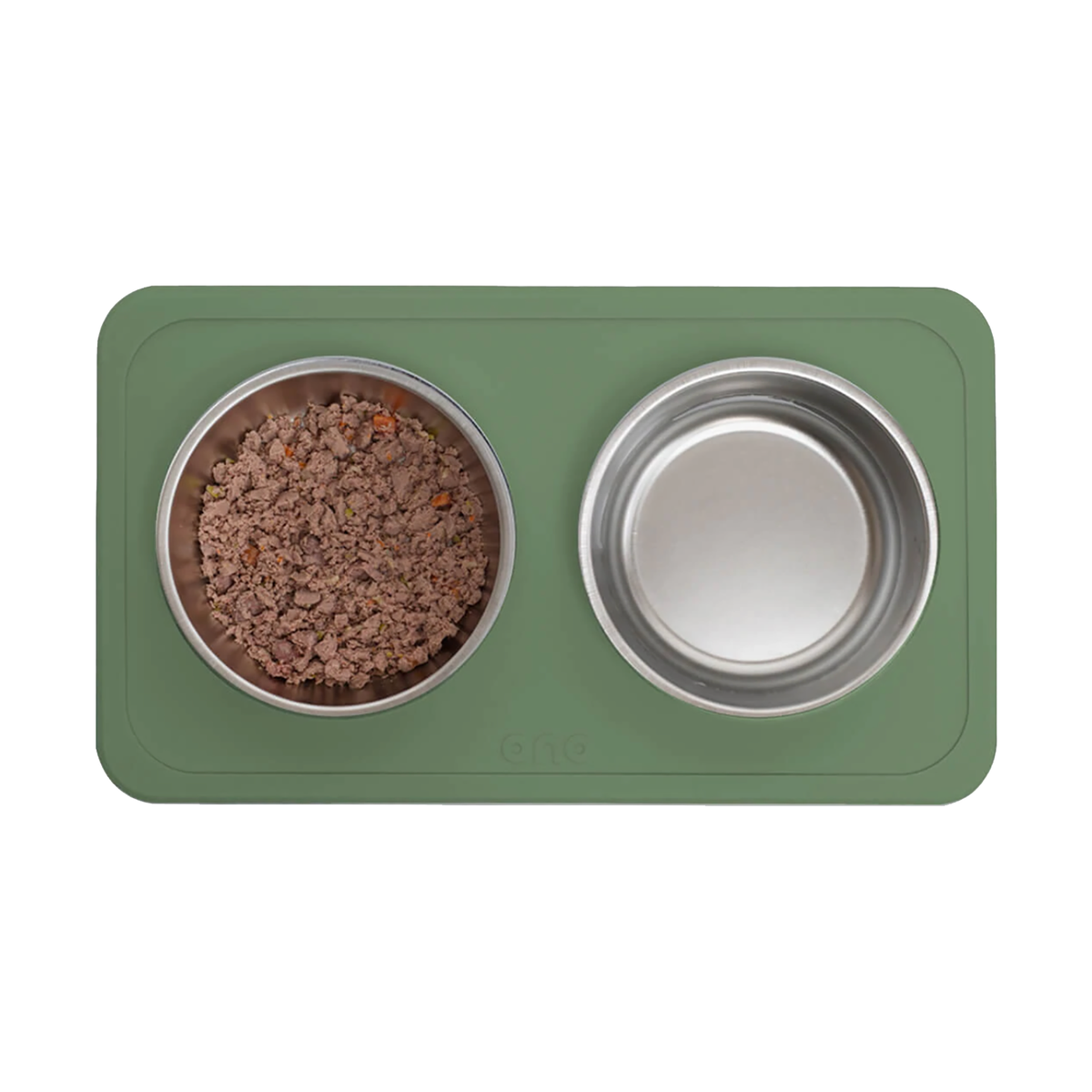 Ono Good Bowl (Double) :: Feeding Bowl & Silicone Mat