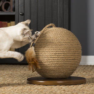 Jute Cat Scratching Sphere from Prevue Pet