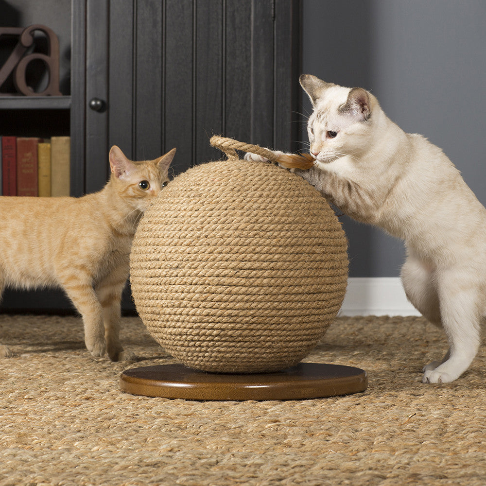 Jute Cat Scratching Sphere from Prevue Pet