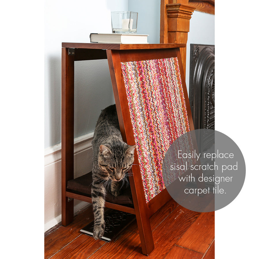 A-Frame Side Table, Cat Bed & Scratcher from The Refined Feline