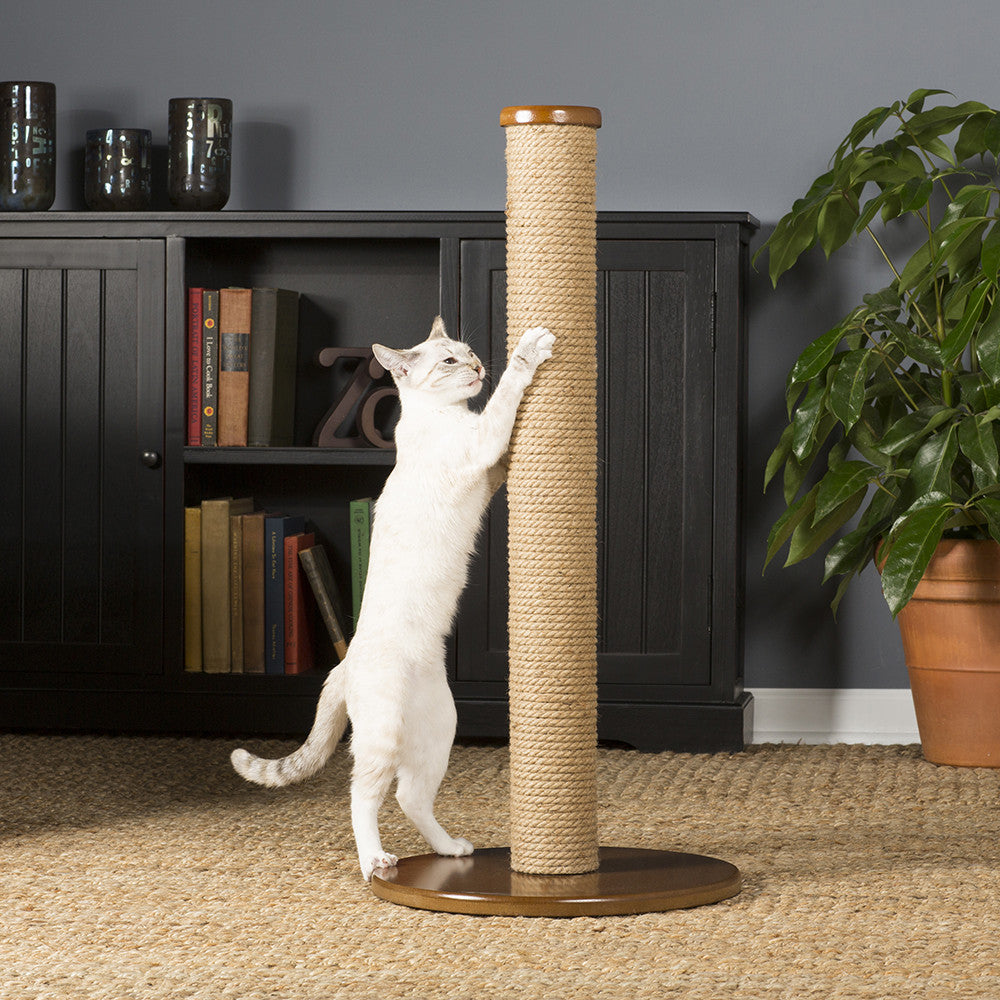 Tall Round Jute Cat Scratching Post from Prevue Pet – hauspanther