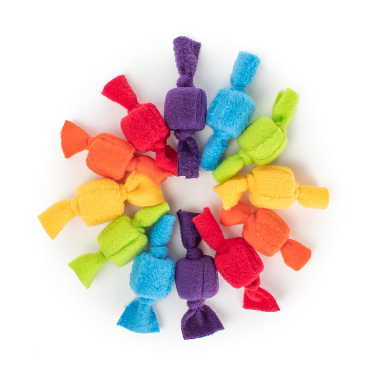 Taffy Roll Cat Toys :: RAINBOW COLLECTION (set of 6 toys)
