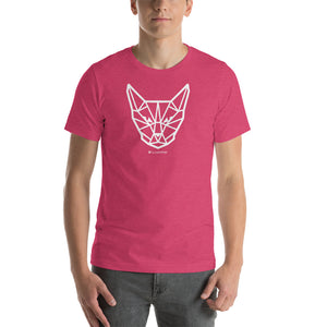 Geometric Cat Head Short-Sleeve Unisex T-Shirt